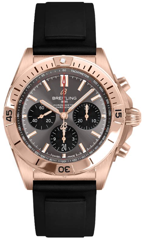 breitling push button 18kt gold|rb0134101b1s1 Breitling Chronomat B01 42mm Mens Watch.